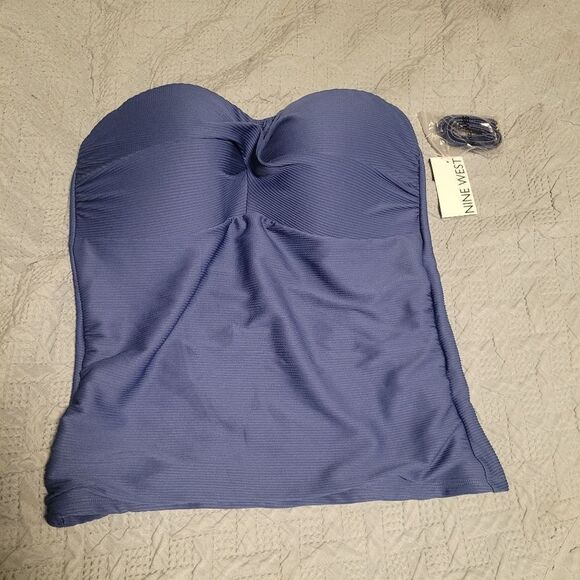 🌴XL Swimsuit Bundle Nine West Top Tempt Me Bottoms NWT - Picture 2 of 4